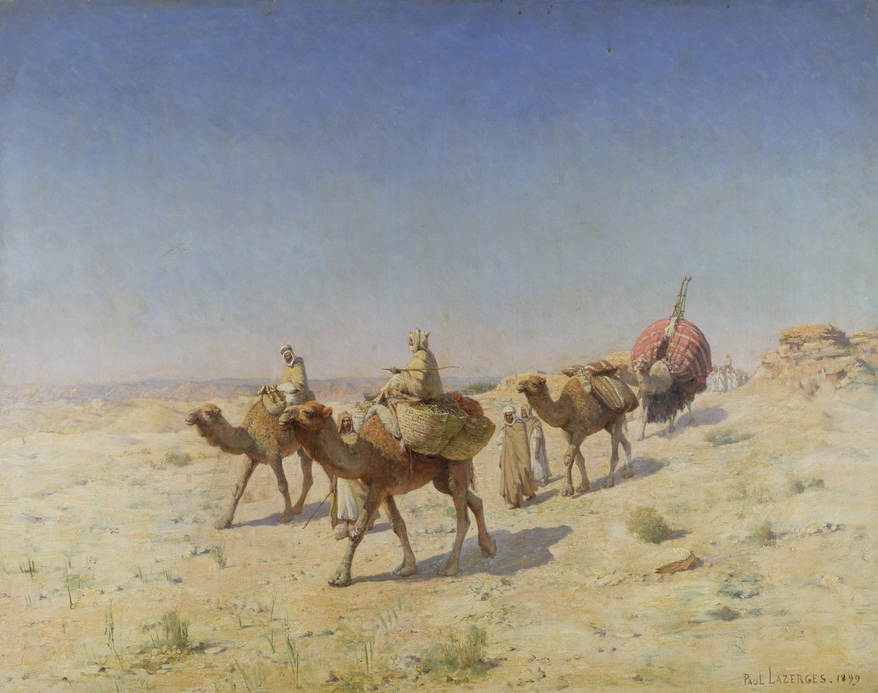Kamelijuna, 1899 (paneeli) tekijältä Paul John Baptiste Lazerges