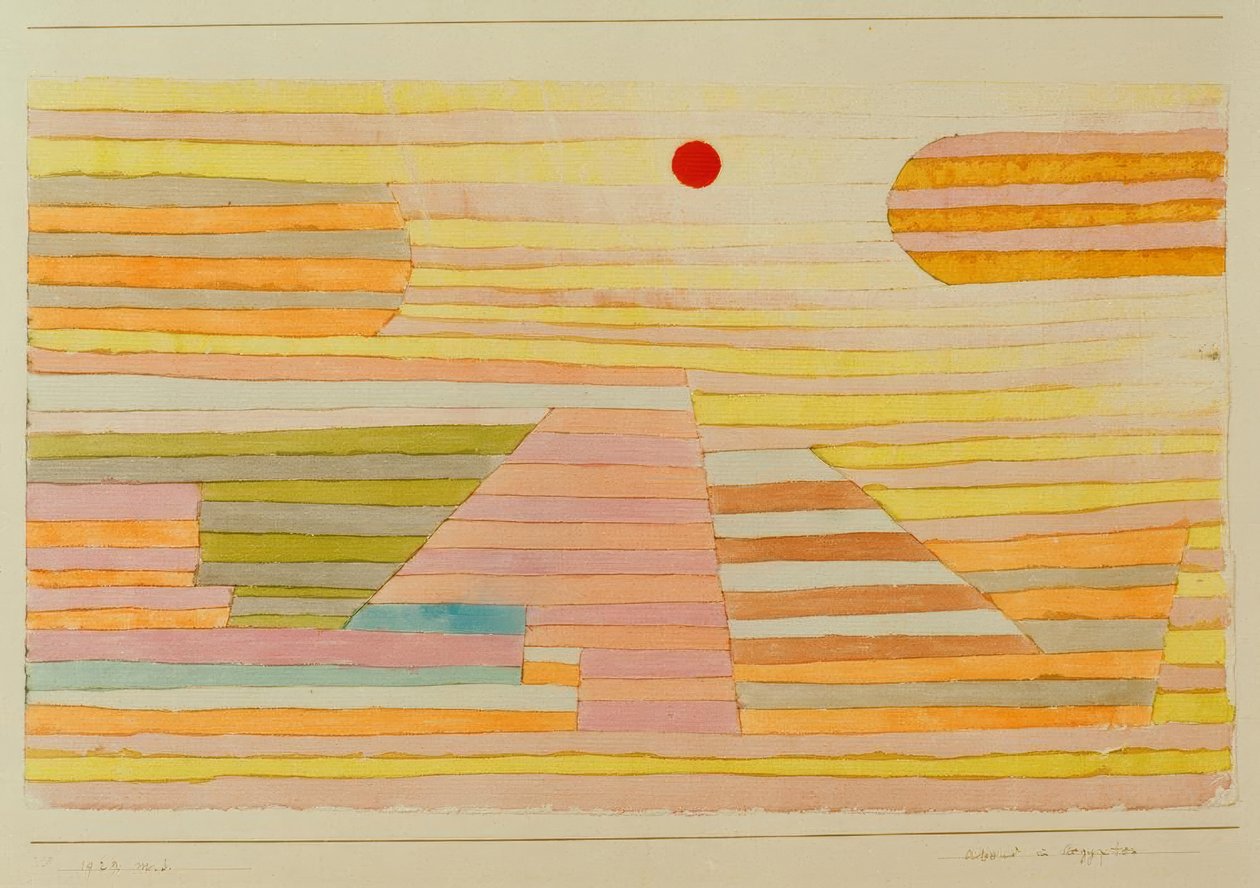 Abend Ägyptenissä tekijältä Paul Klee