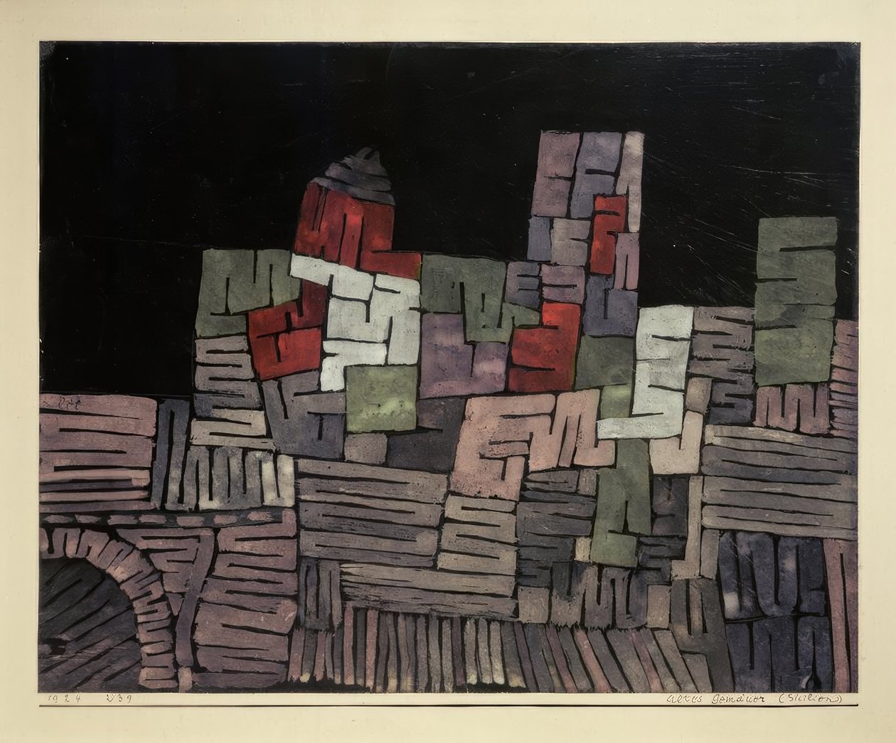 Altes Gemäuer, Sizilien tekijältä Paul Klee