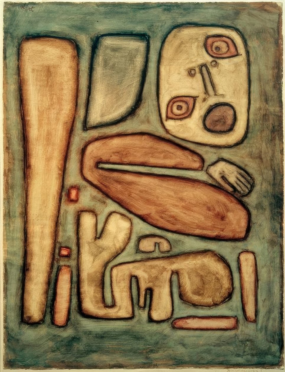 Angstausbruch III tekijältä Paul Klee