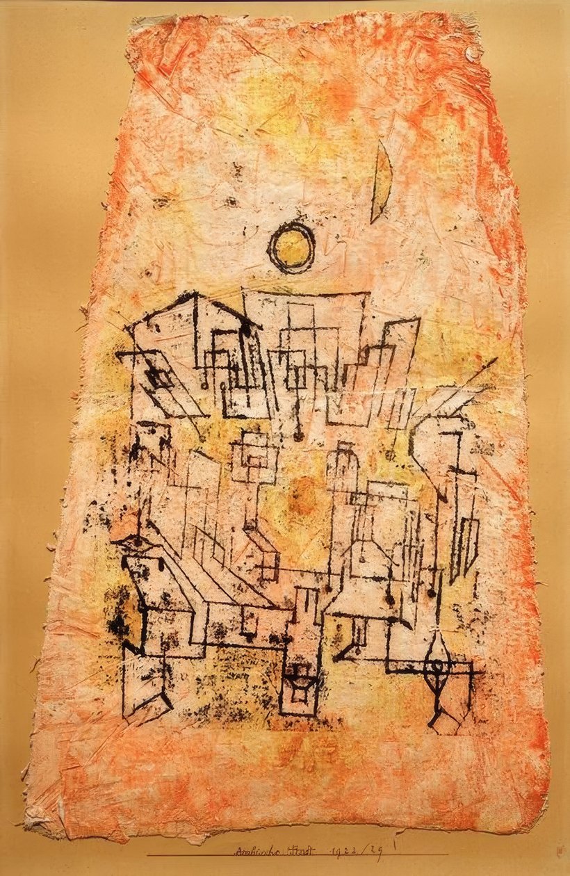 Arabische Stadt tekijältä Paul Klee