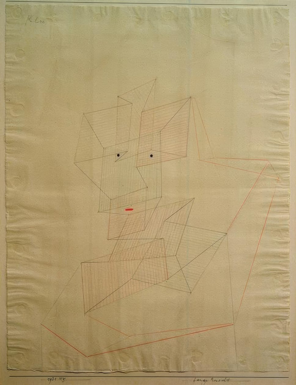 Bange Einsicht tekijältä Paul Klee