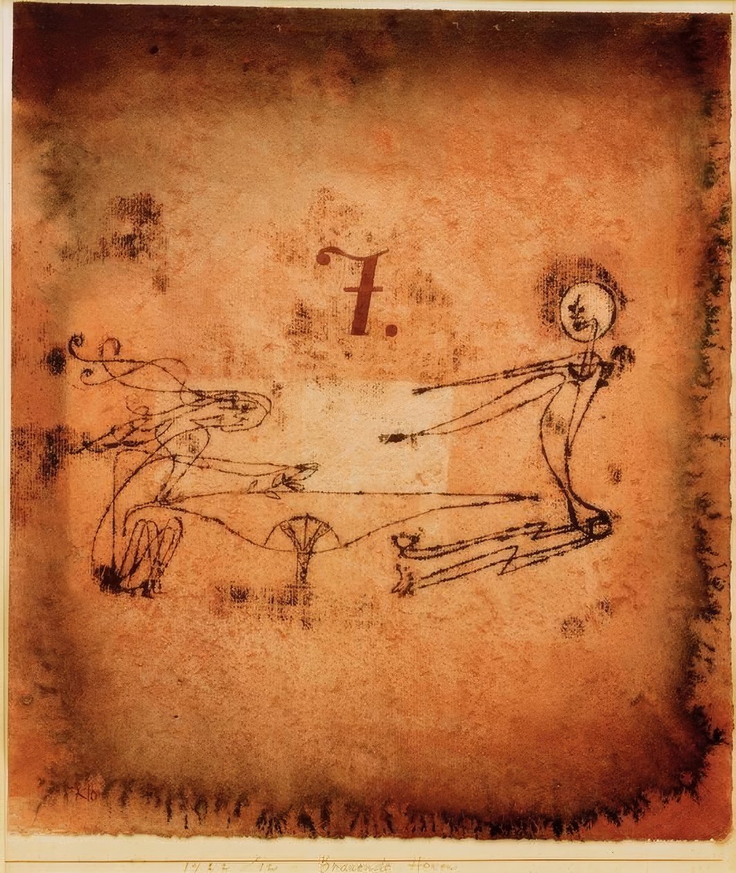 Brauende Hexen tekijältä Paul Klee
