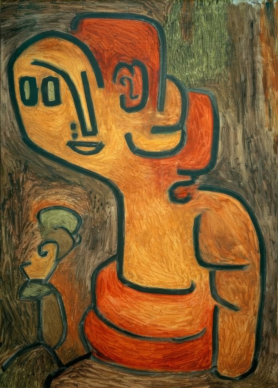 Brustkuva der Gaia tekijältä Paul Klee