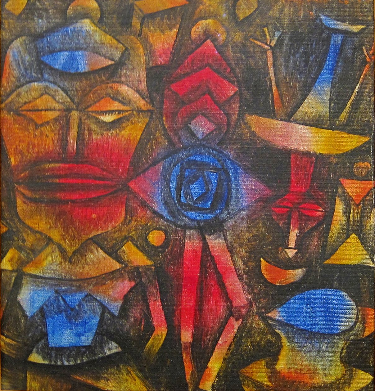 Kokoelma hahmoja tekijältä Paul Klee