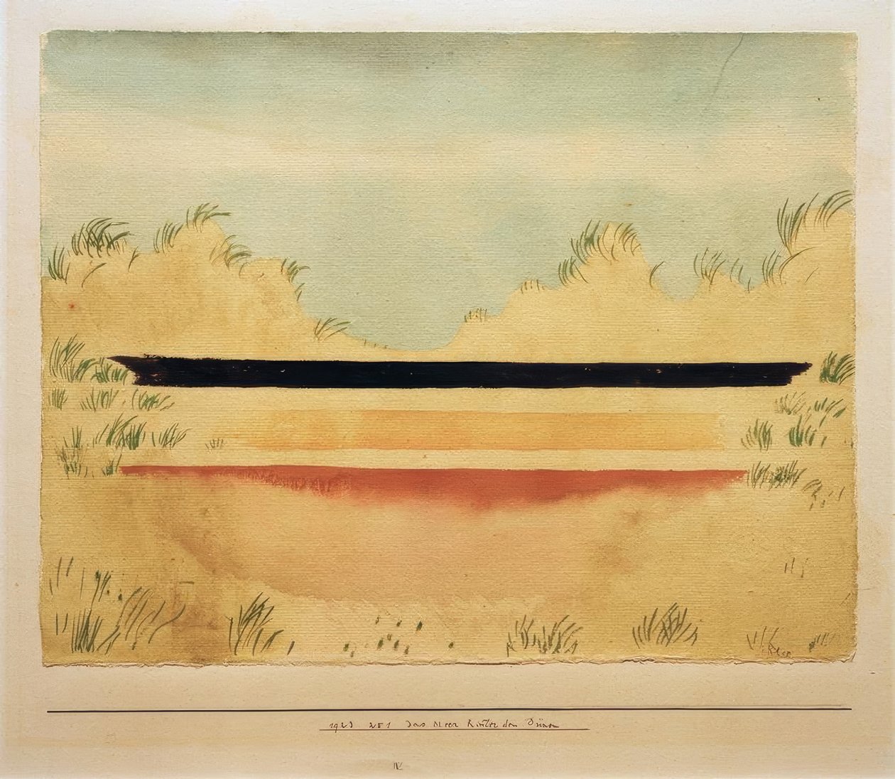 Das Meer hinter den Dünen tekijältä Paul Klee