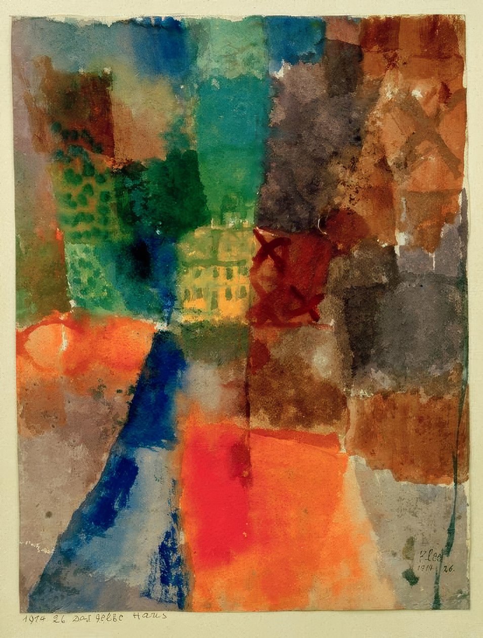 Das gelbe Haus tekijältä Paul Klee