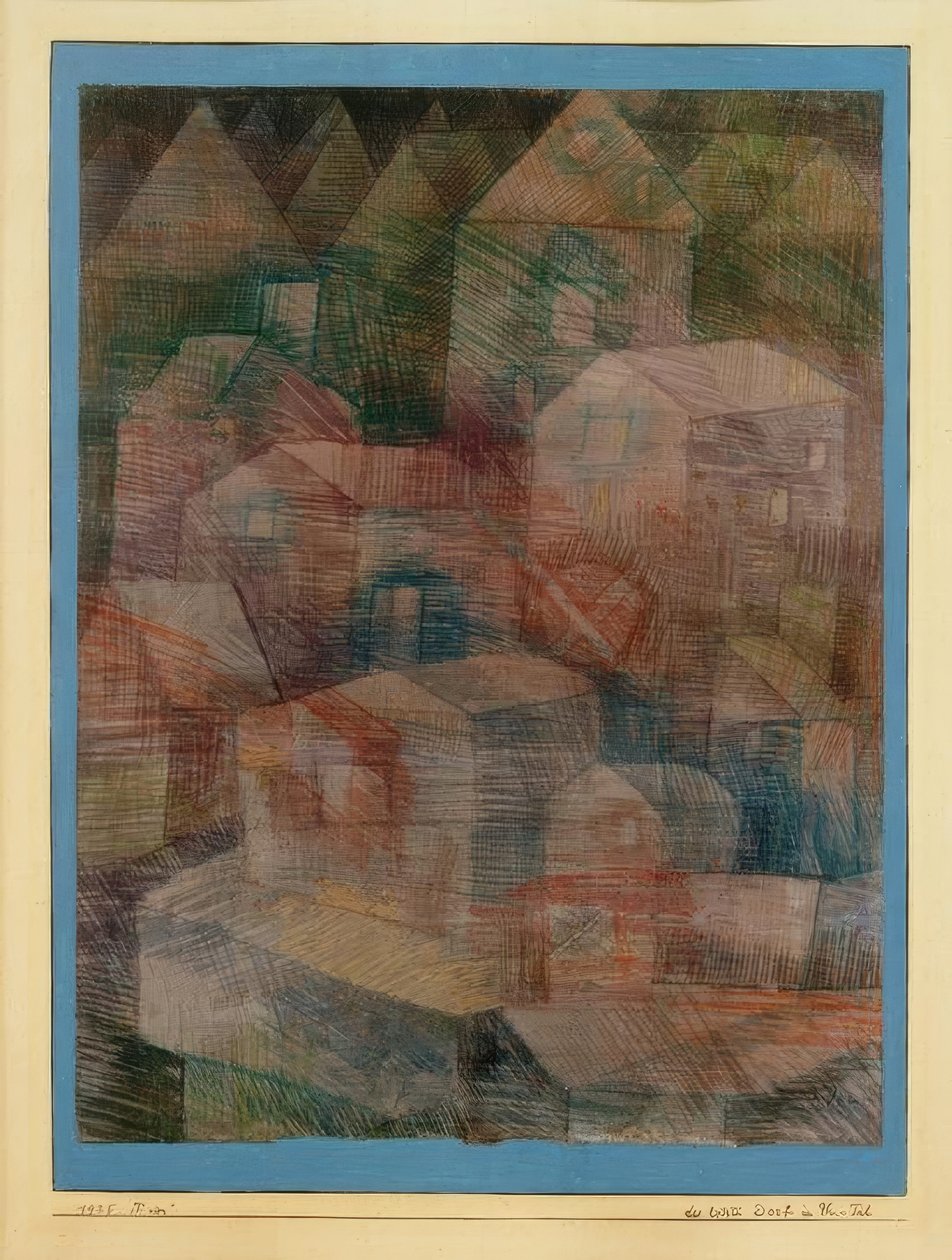 Das letzte Dorf im Ph.–Tal tekijältä Paul Klee
