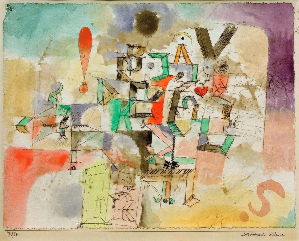 Das literarische Klavier tekijältä Paul Klee