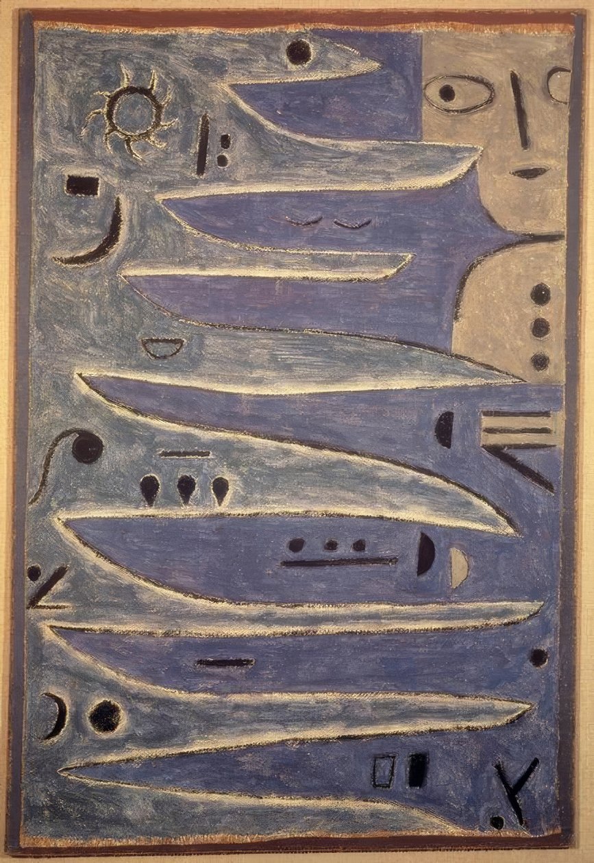 Der Graue und die Küste tekijältä Paul Klee