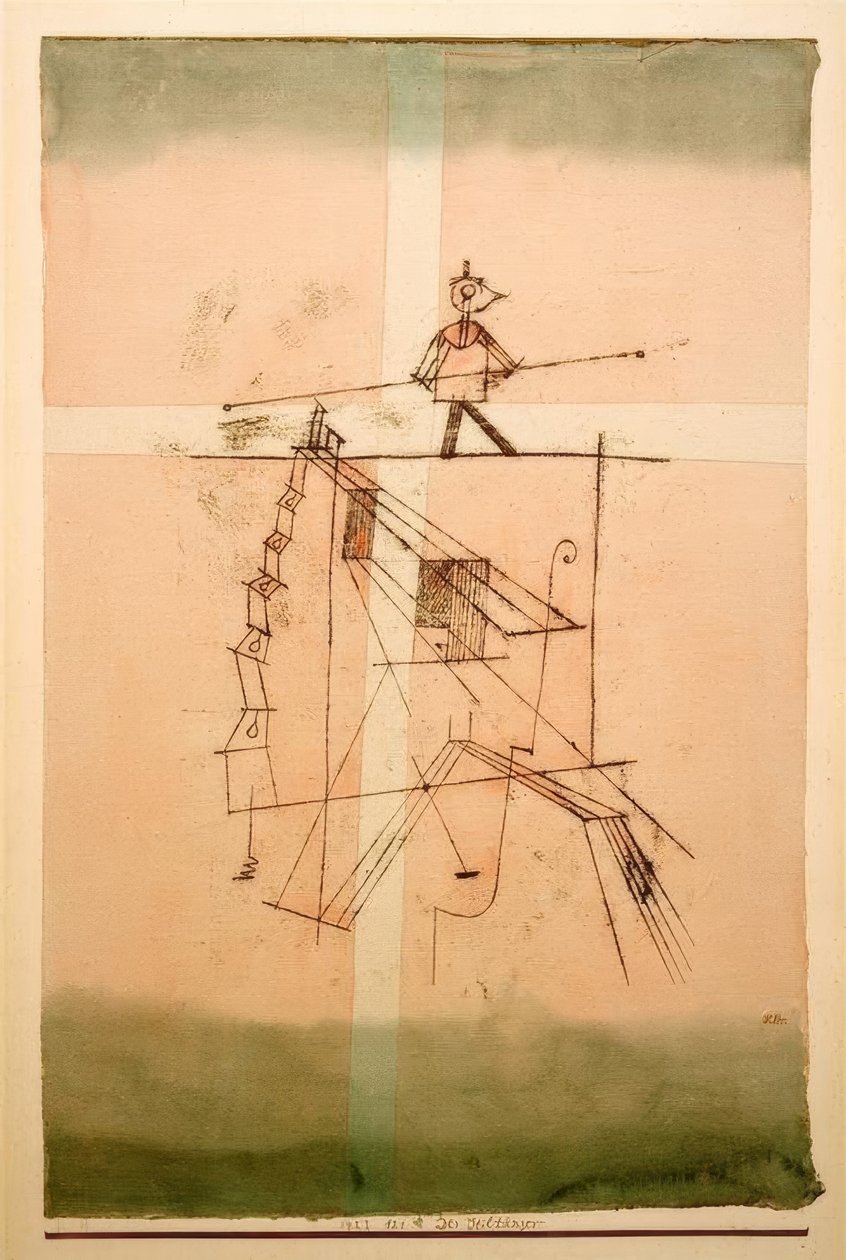 Der Seiltänzer tekijältä Paul Klee