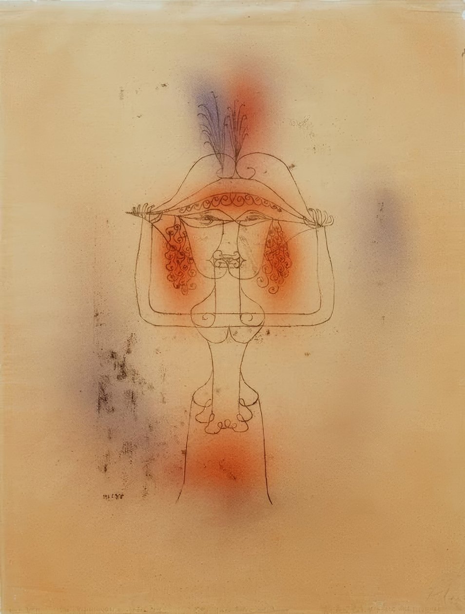Die Sängerin der komischen Oper tekijältä Paul Klee