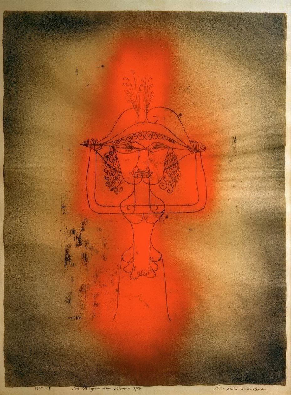 Die Sängerin der komischen Oper tekijältä Paul Klee