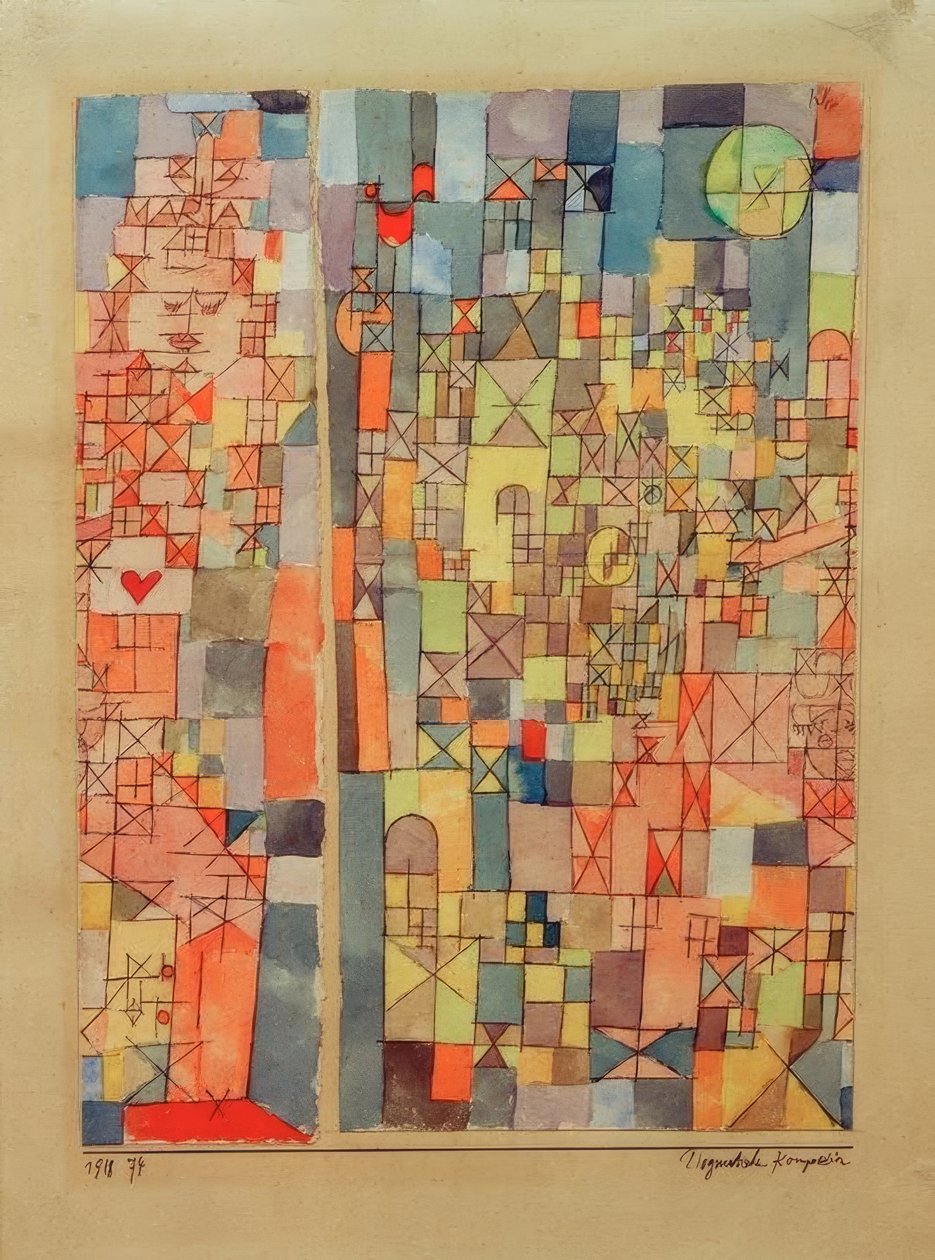 Dogmaattinen kokoonpano tekijältä Paul Klee