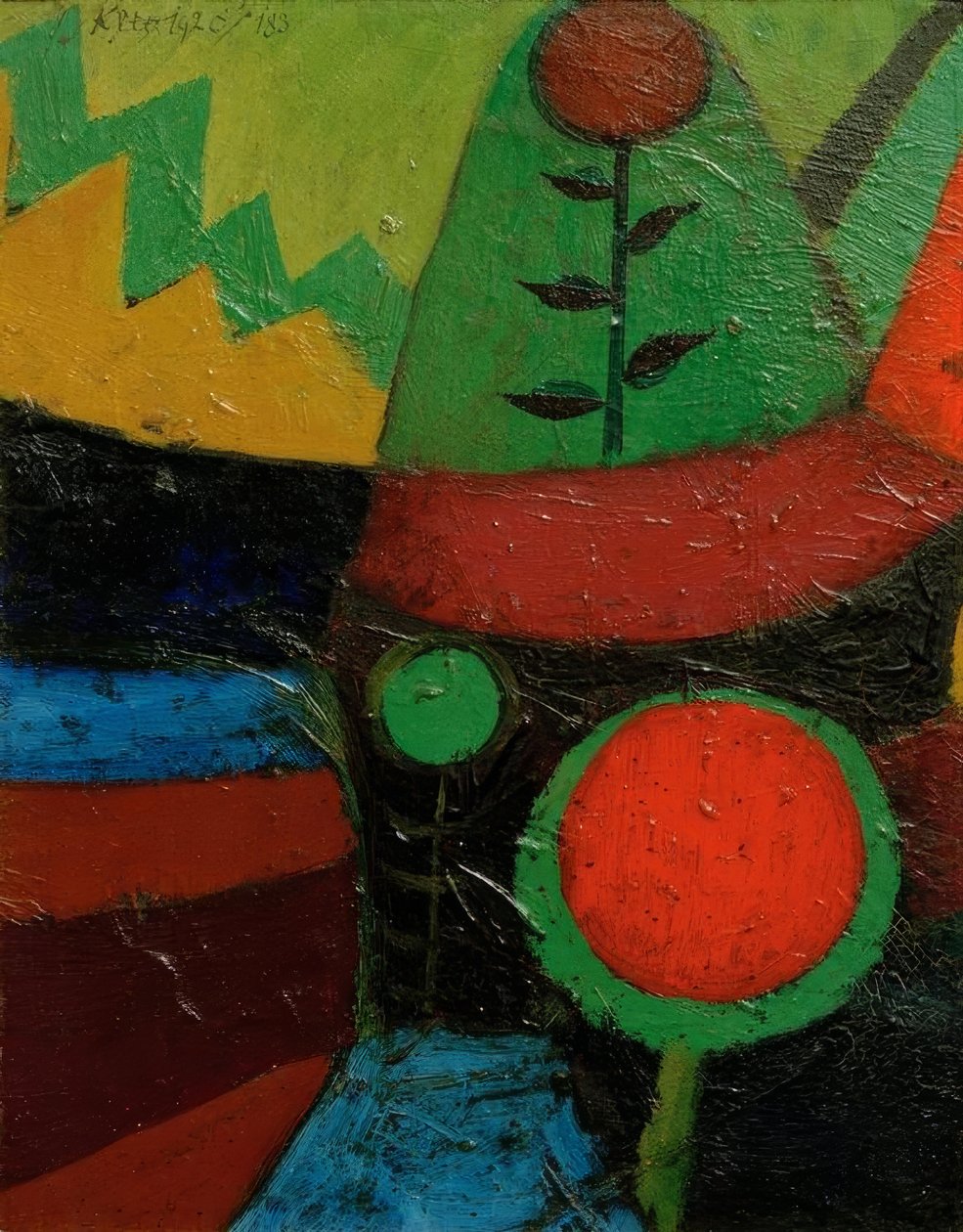 Drei Blumen tekijältä Paul Klee