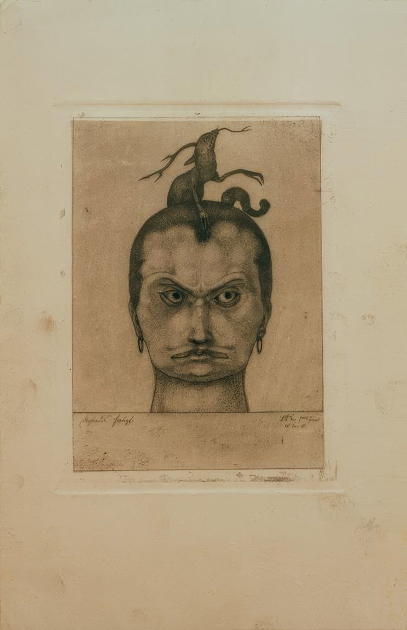 Drohendes Haupt tekijältä Paul Klee