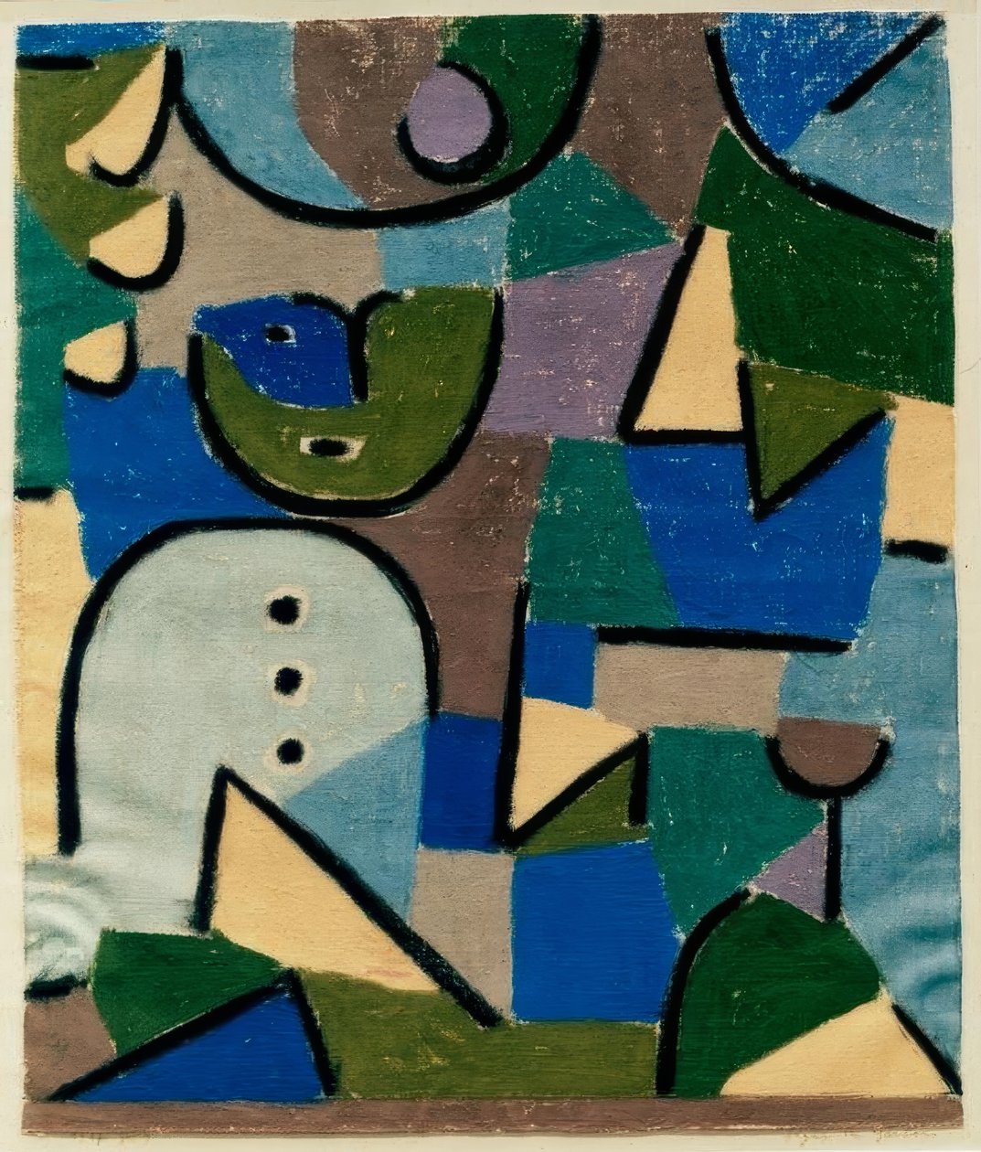Figur im Garten tekijältä Paul Klee