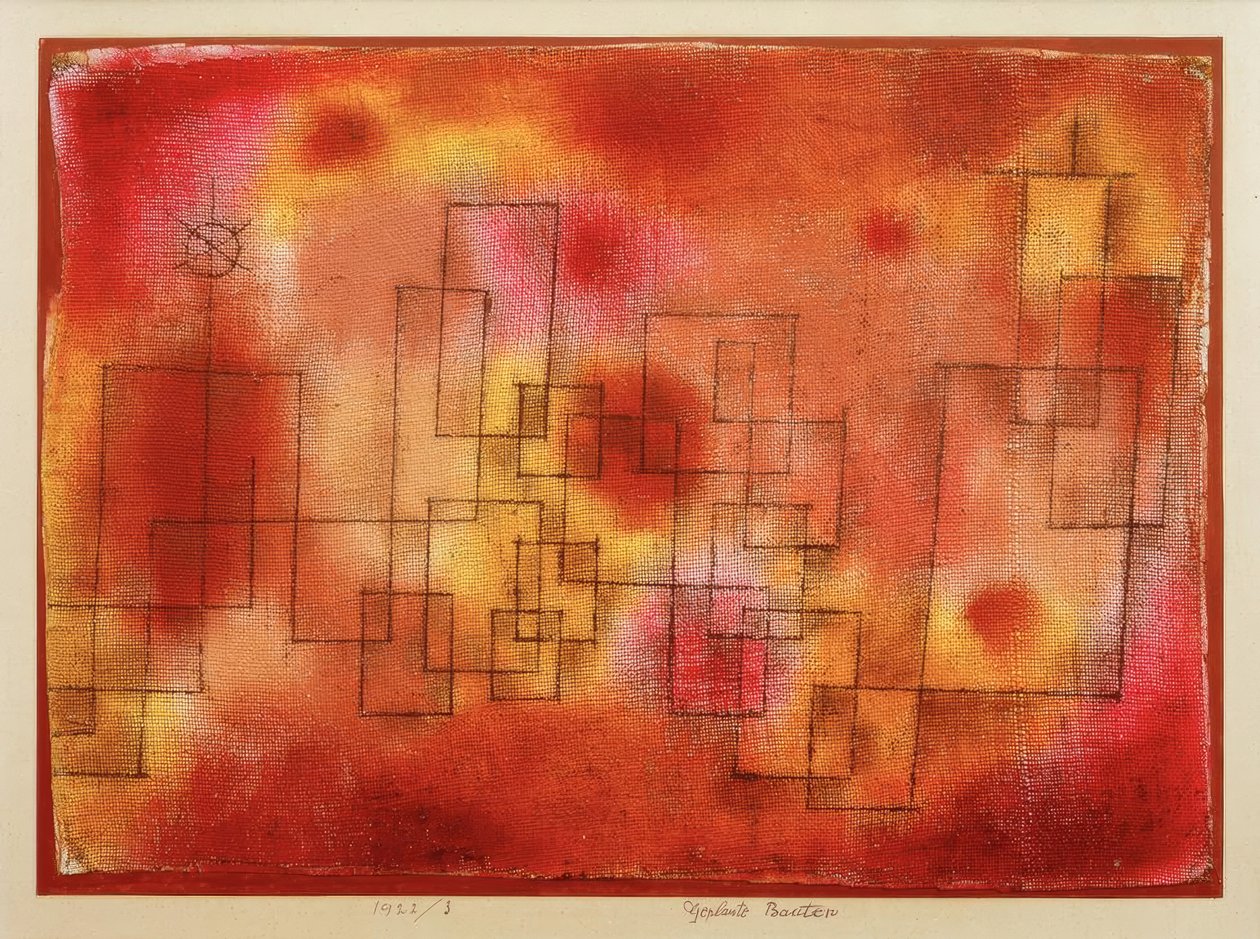 Geplante Bauten tekijältä Paul Klee