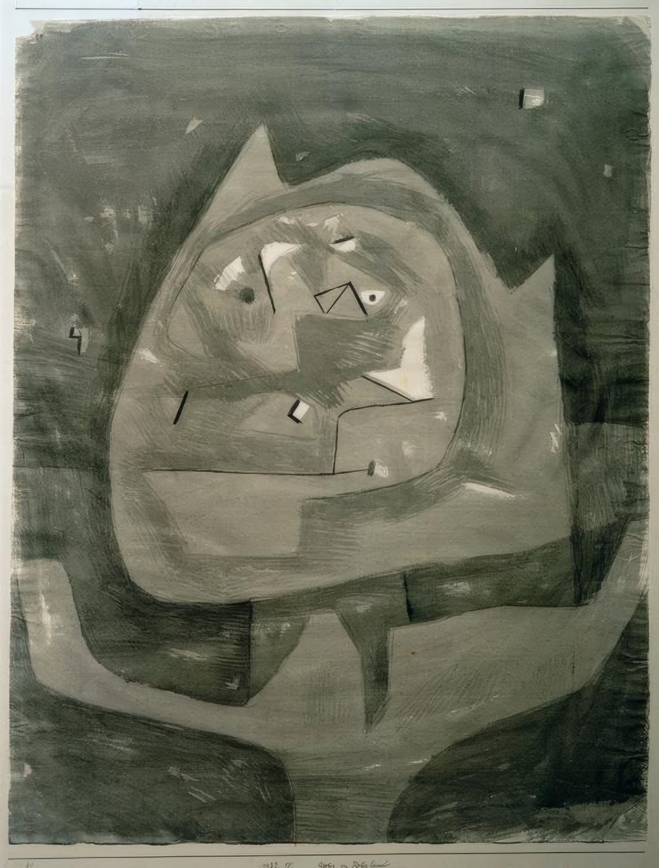 Götze im Fieberland tekijältä Paul Klee