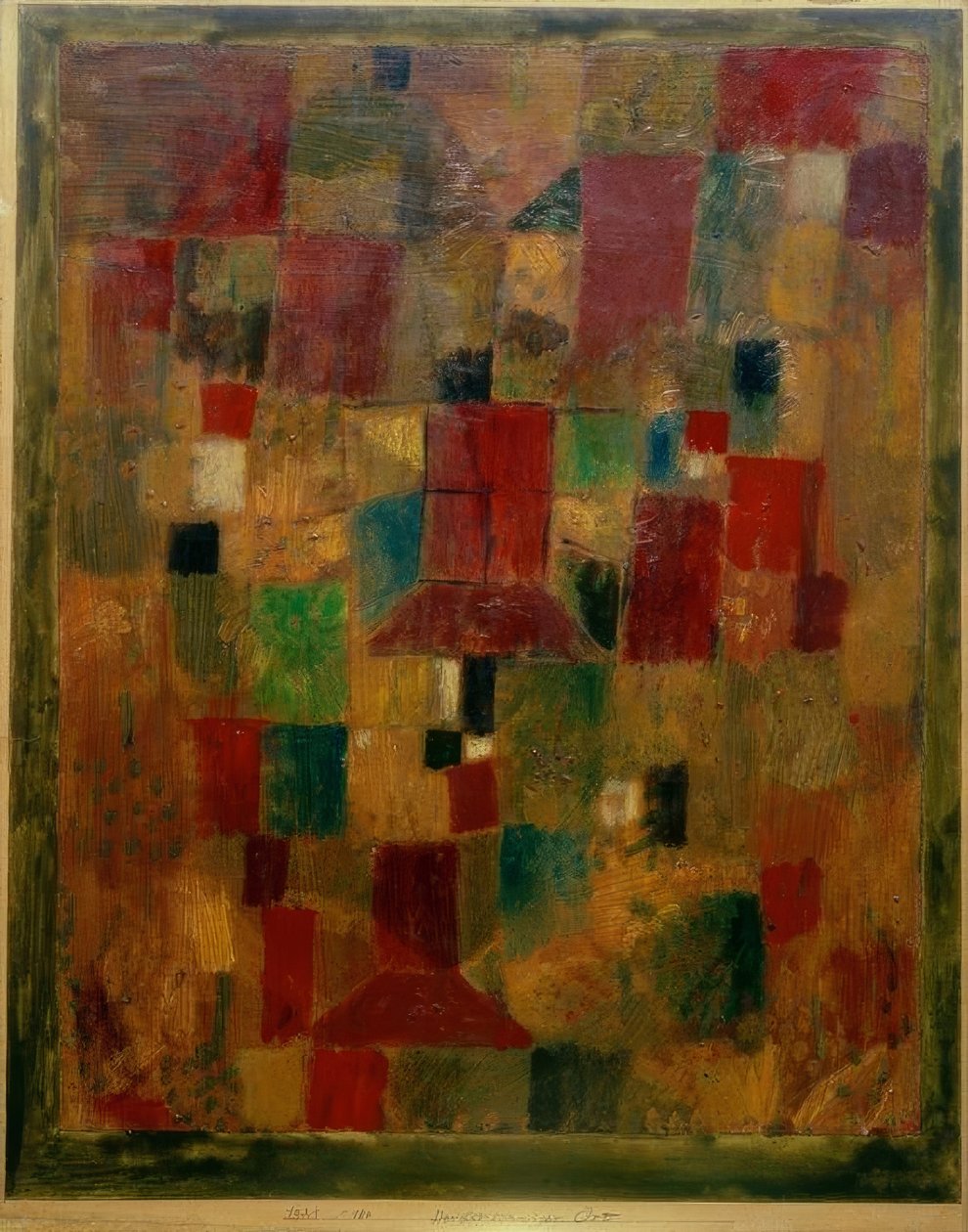 Herbstsonniger Ort tekijältä Paul Klee