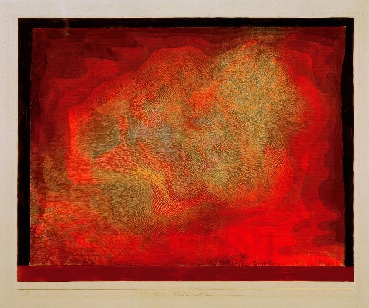 Höhlen ausblick tekijältä Paul Klee