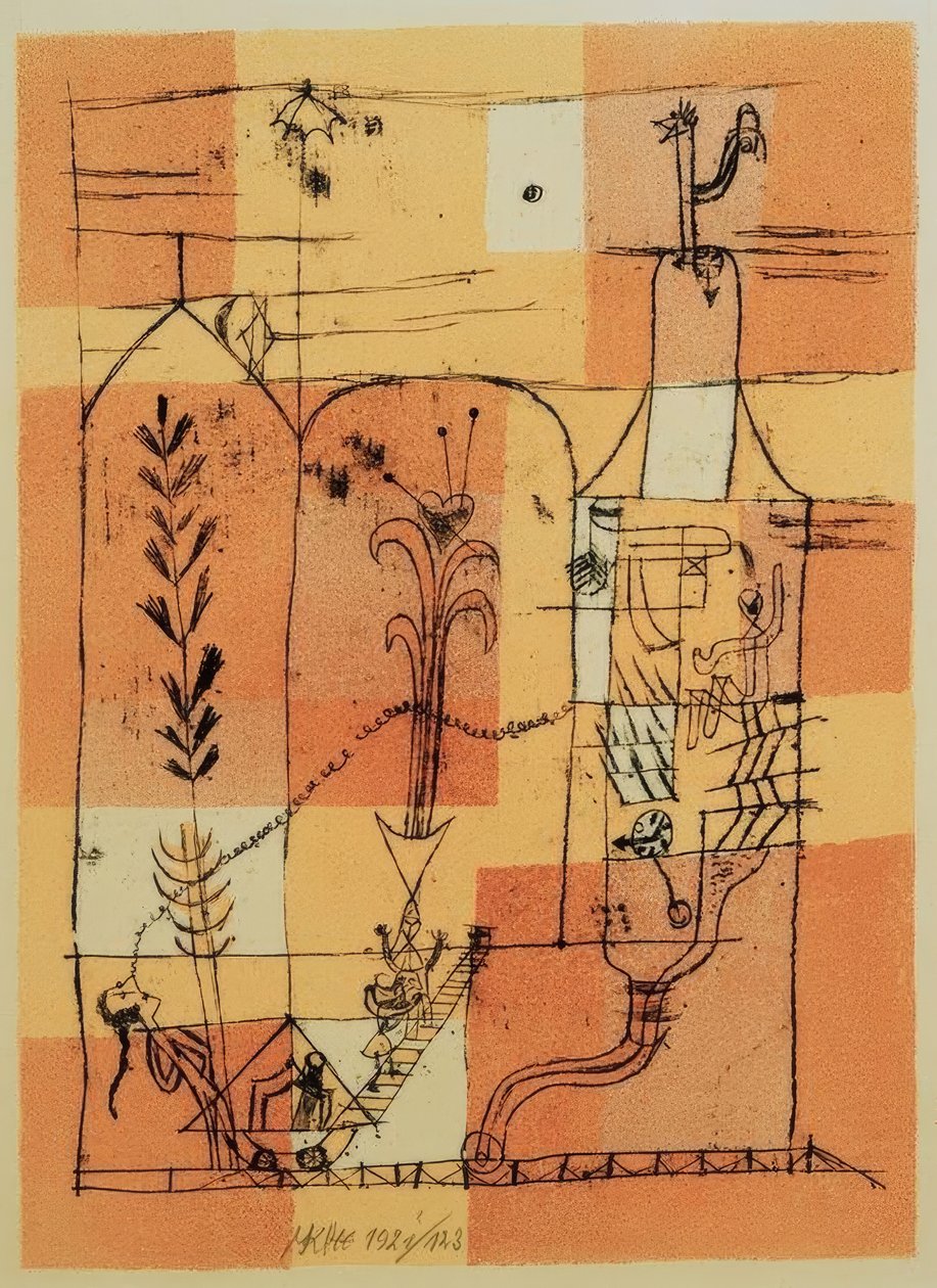 Hoffmanneske kohtaus tekijältä Paul Klee