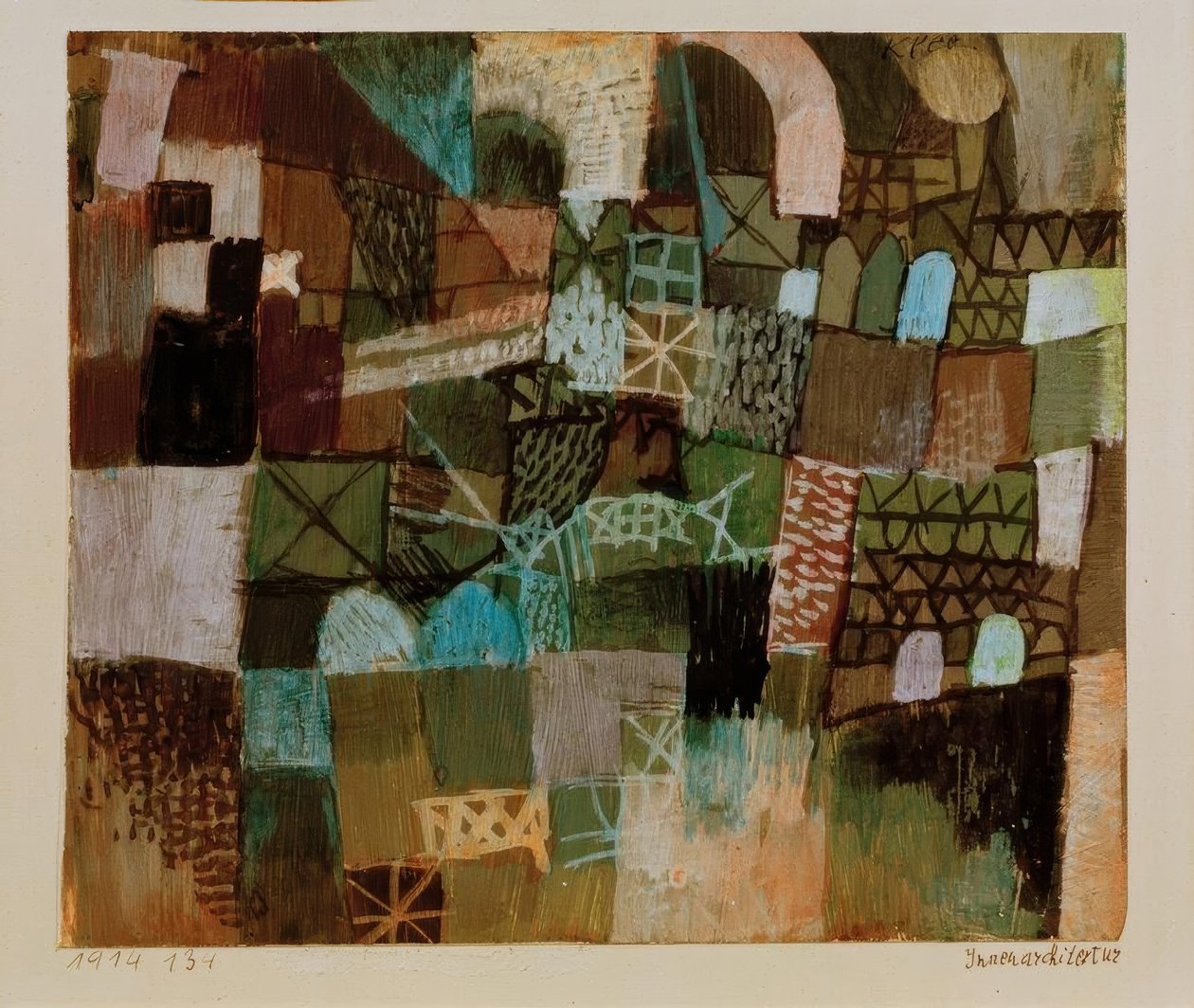 Innenarchitektur tekijältä Paul Klee