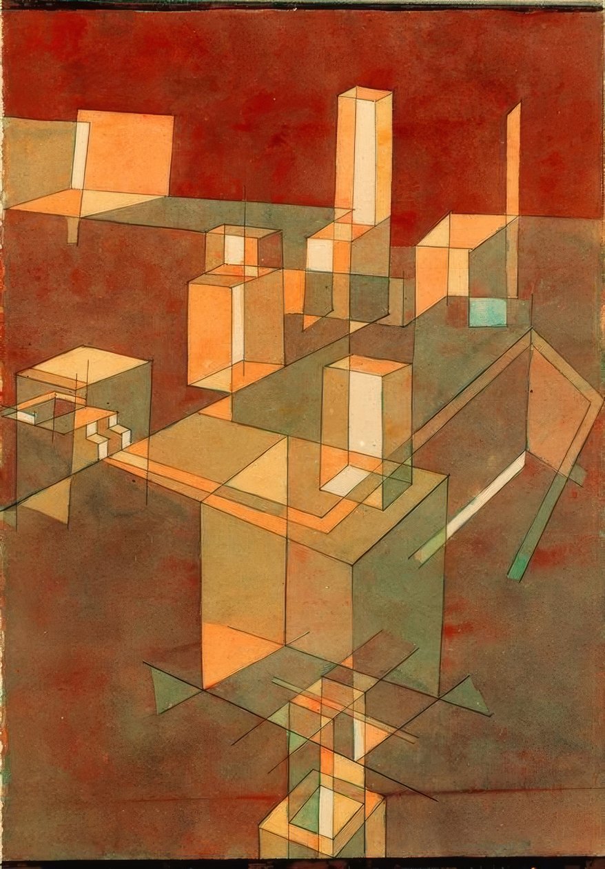 Italienische Stadt tekijältä Paul Klee