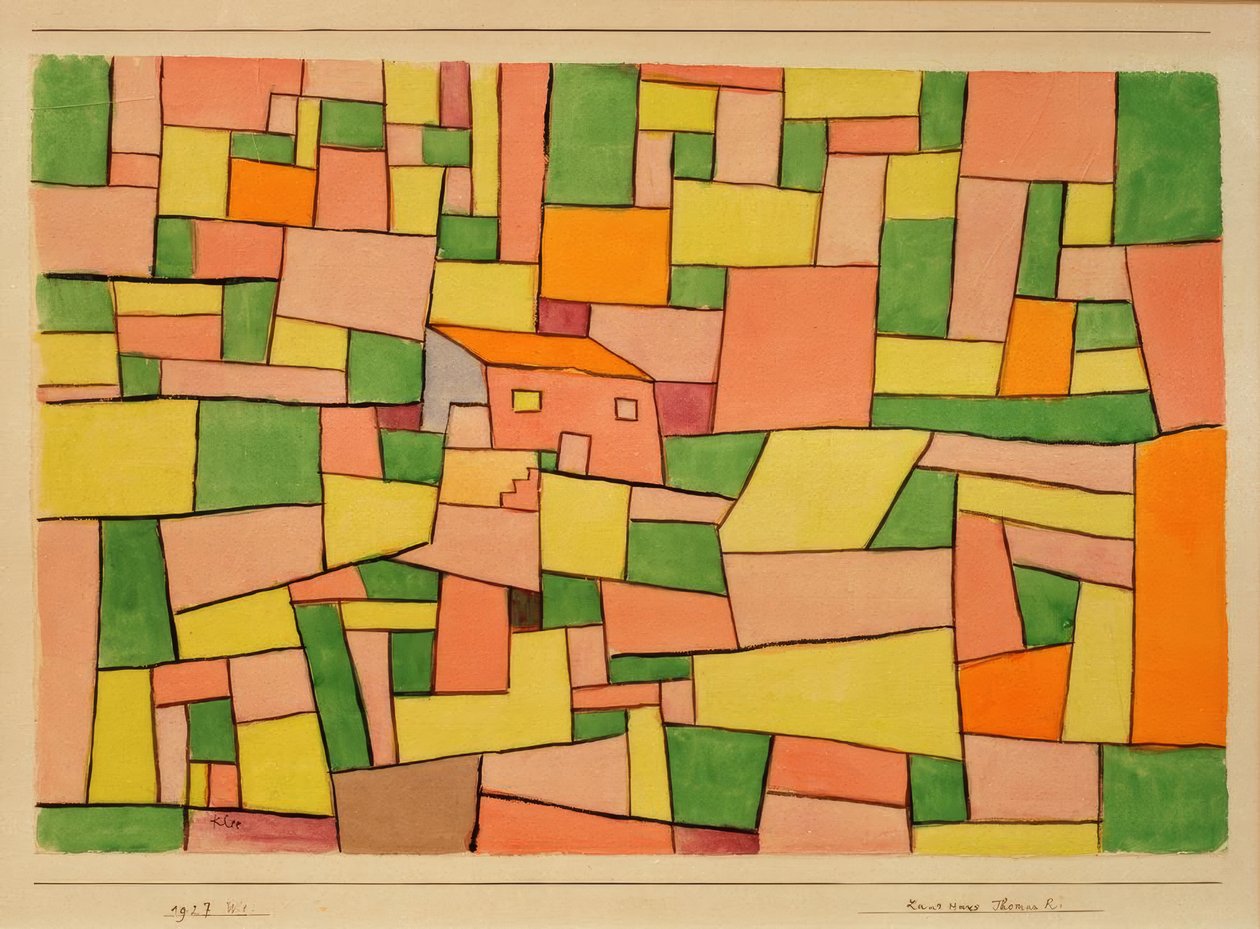 Landhaus Thomas R. tekijältä Paul Klee