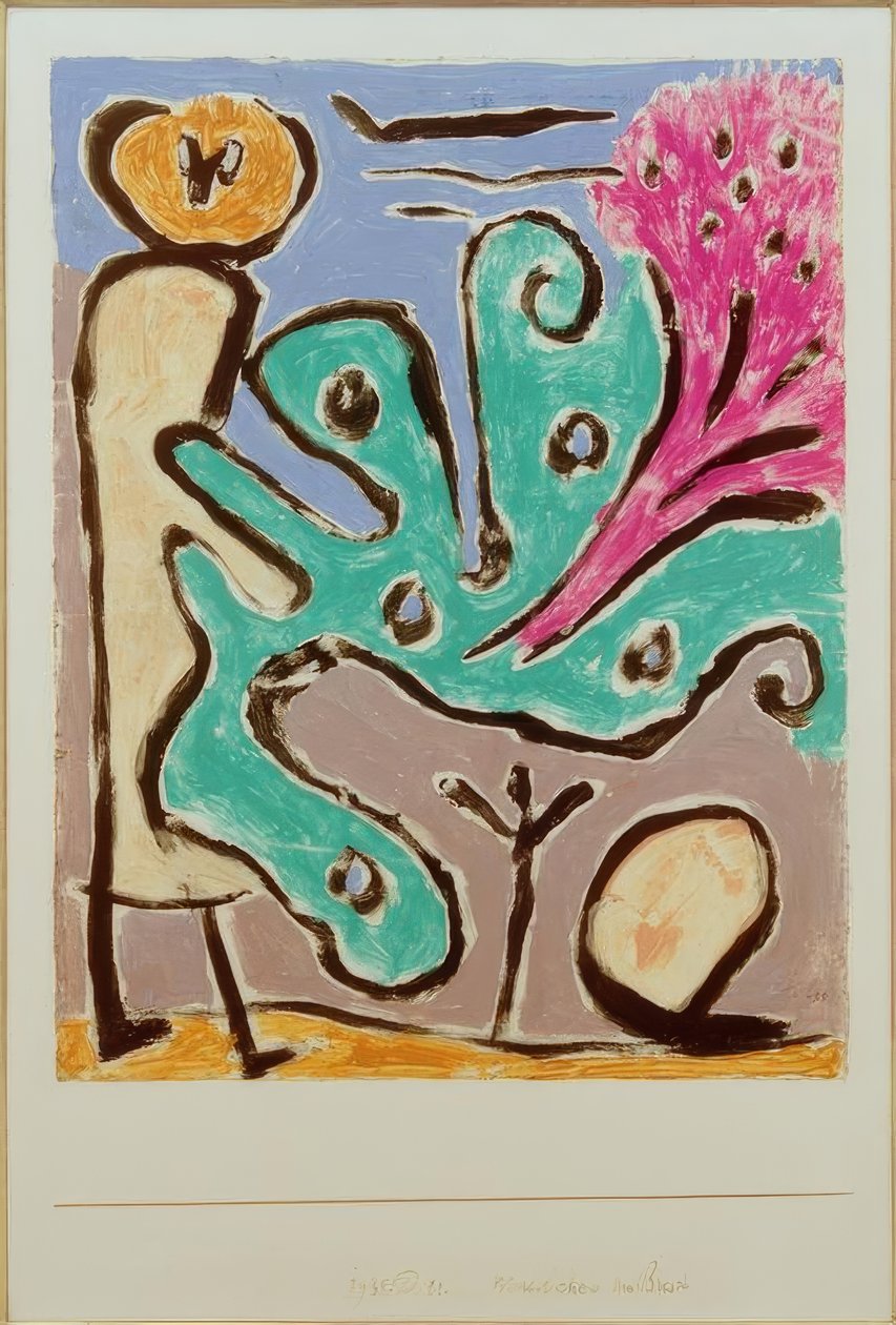Mädchen am Busch tekijältä Paul Klee
