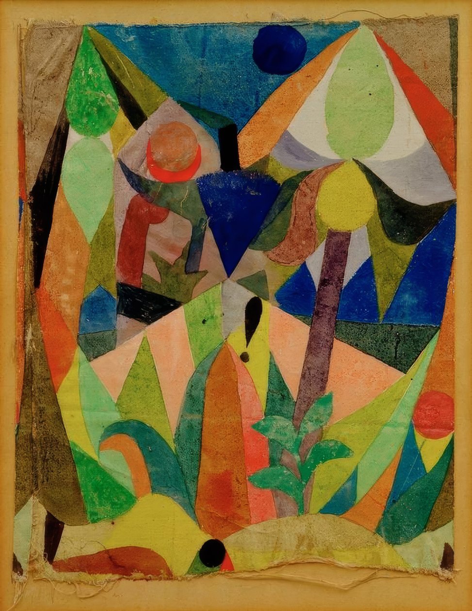 Mildtropische Landschaft tekijältä Paul Klee