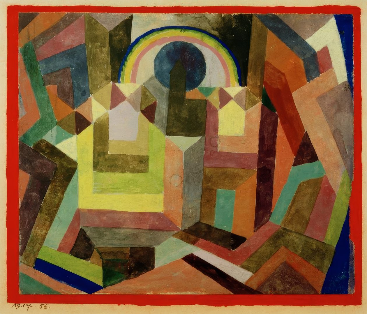 Mit dem Regenbogen tekijältä Paul Klee