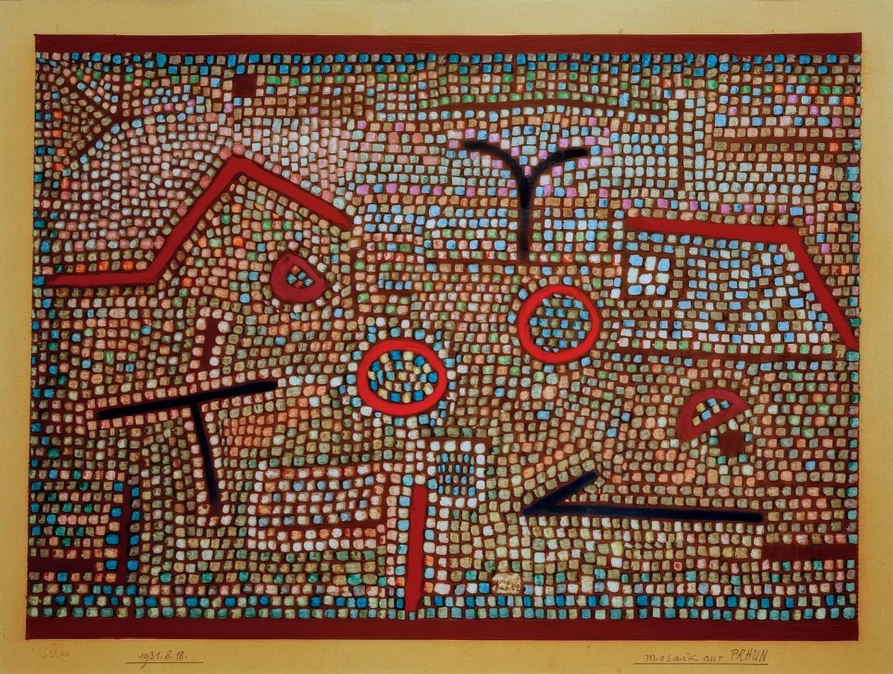Mosaik aus Prhun tekijältä Paul Klee