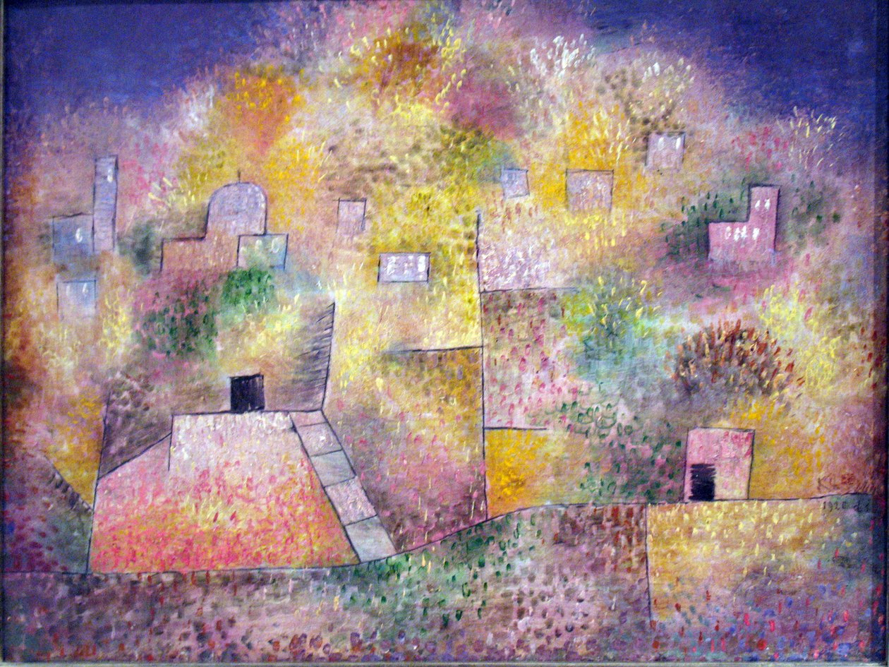Itämainen huvipuutarha tekijältä Paul Klee