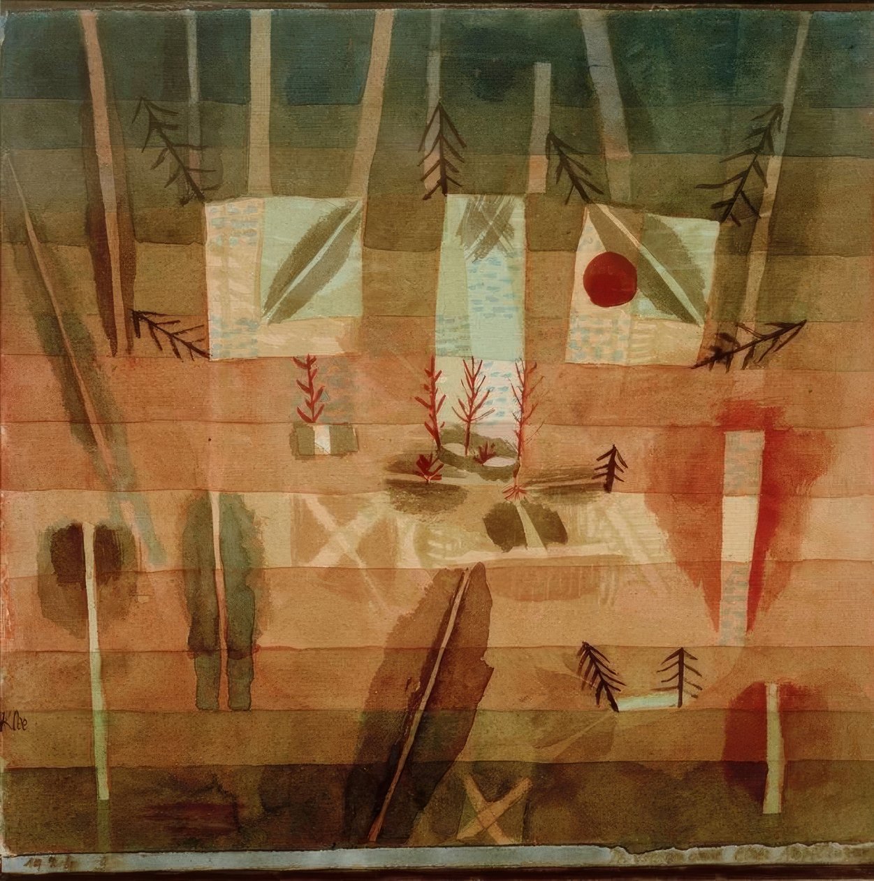 Physiognomie einer Anpflanzung tekijältä Paul Klee