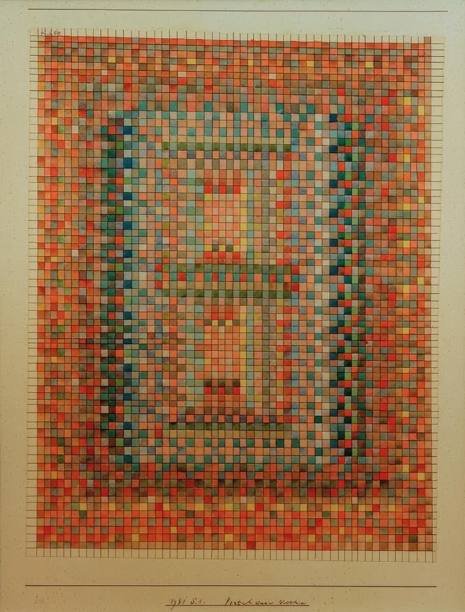Portaali einer Moschee tekijältä Paul Klee