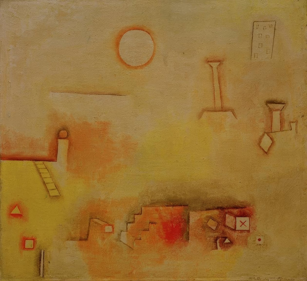 Jälleenrakennus tekijältä Paul Klee