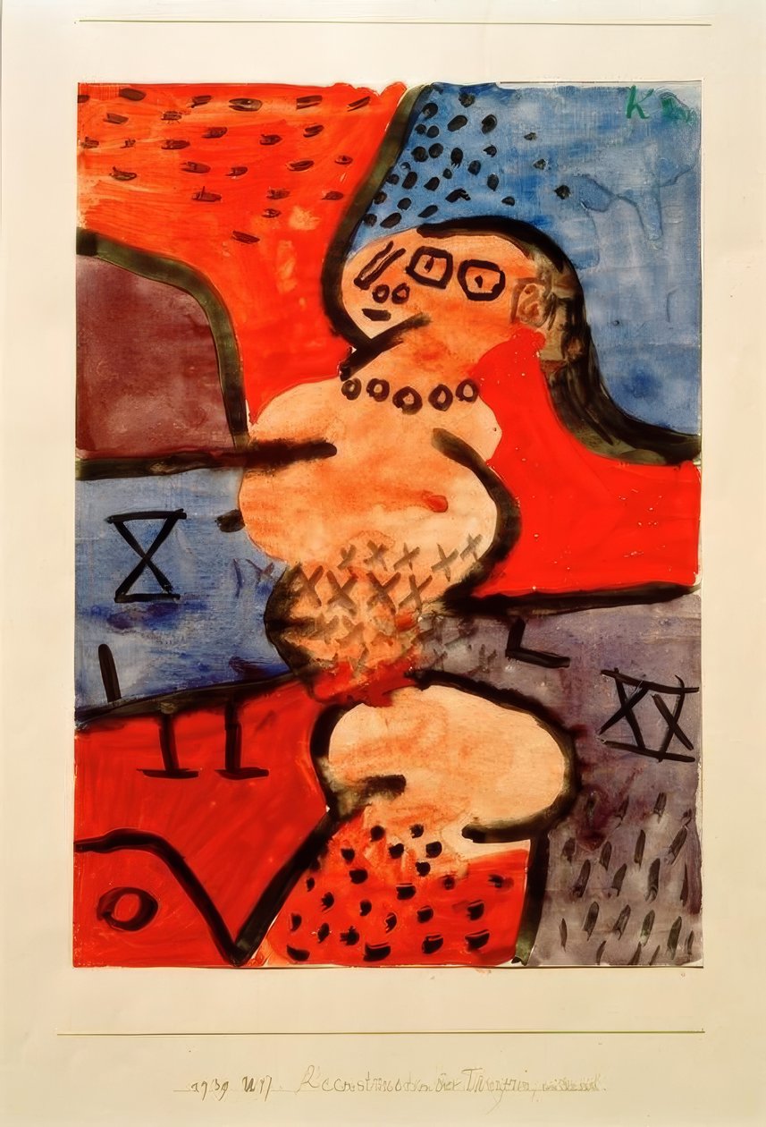 Rekonstruktio einer Tänzerin, ein Versuch tekijältä Paul Klee