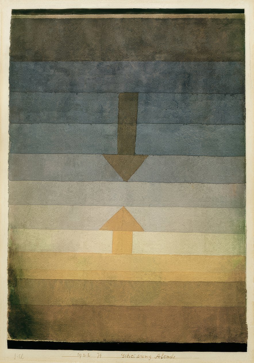 Scheidung Abends tekijältä Paul Klee