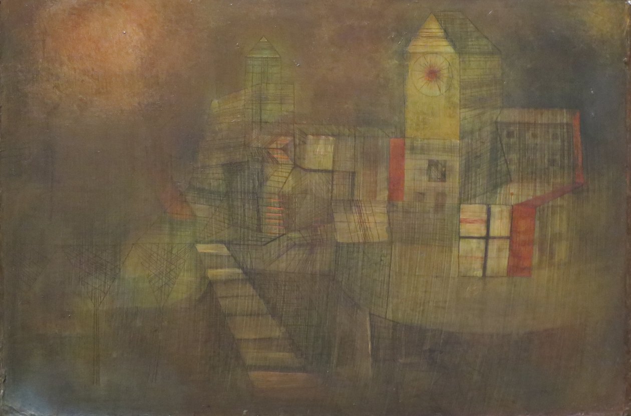 Pieni kylä syksyn auringossa tekijältä Paul Klee