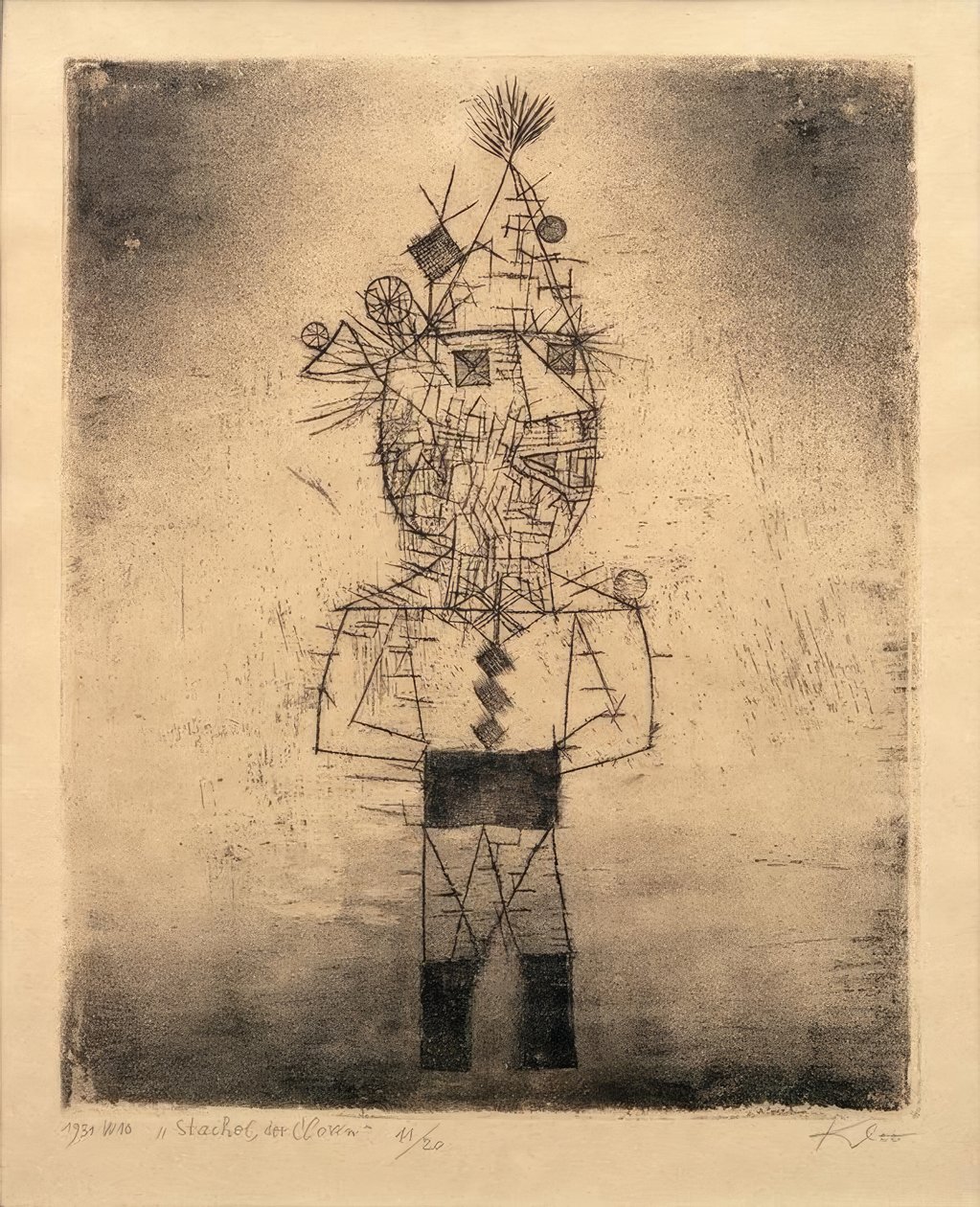 Stachel der Clown tekijältä Paul Klee