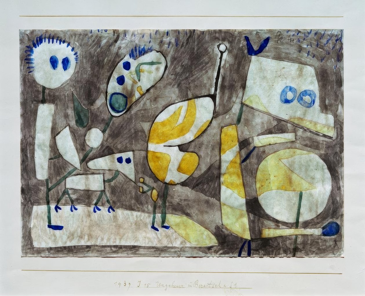 Ungeheuer Bereitschaftissa tekijältä Paul Klee