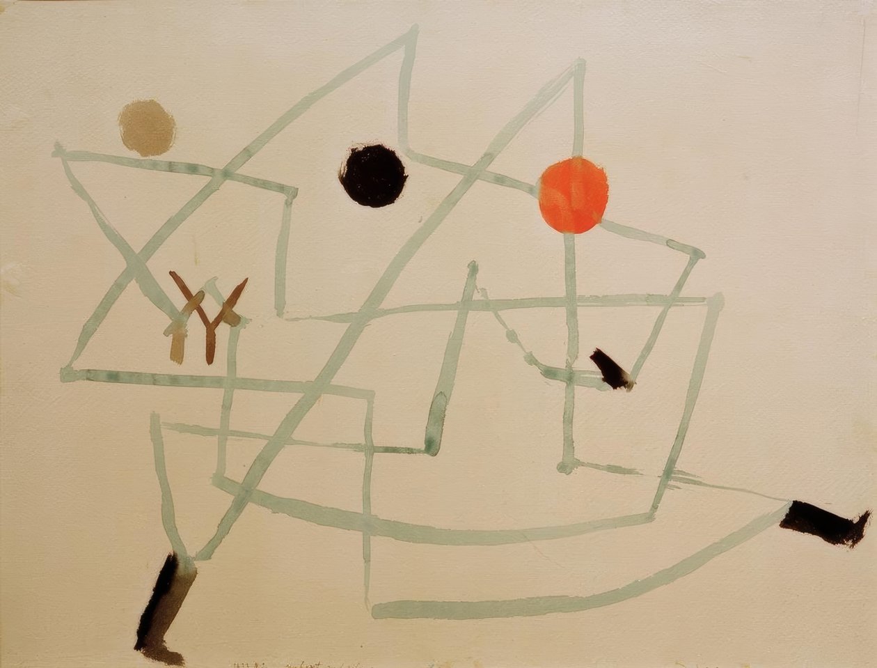 Verhext und eilig tekijältä Paul Klee