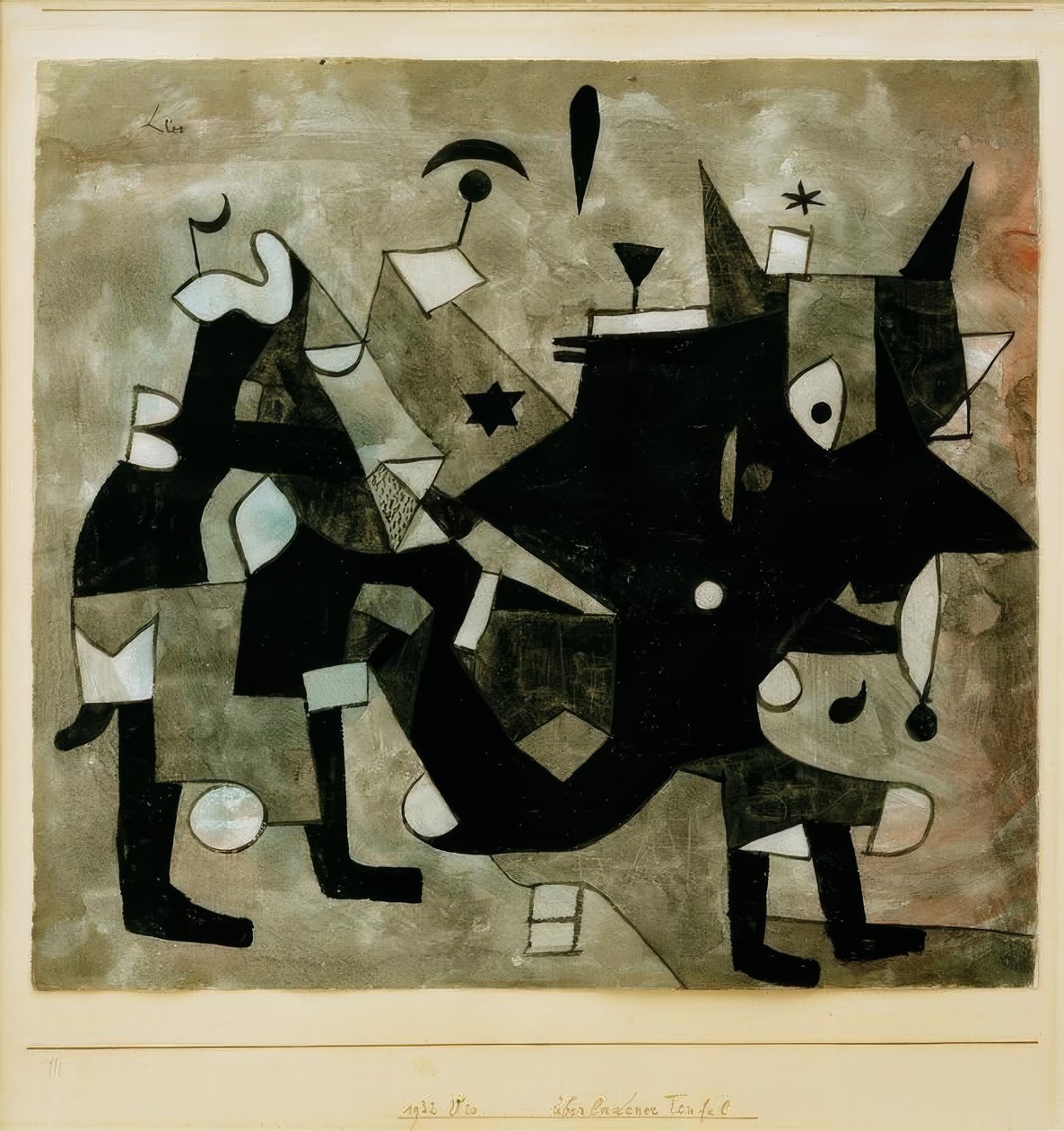 Uberladener Teufel tekijältä Paul Klee