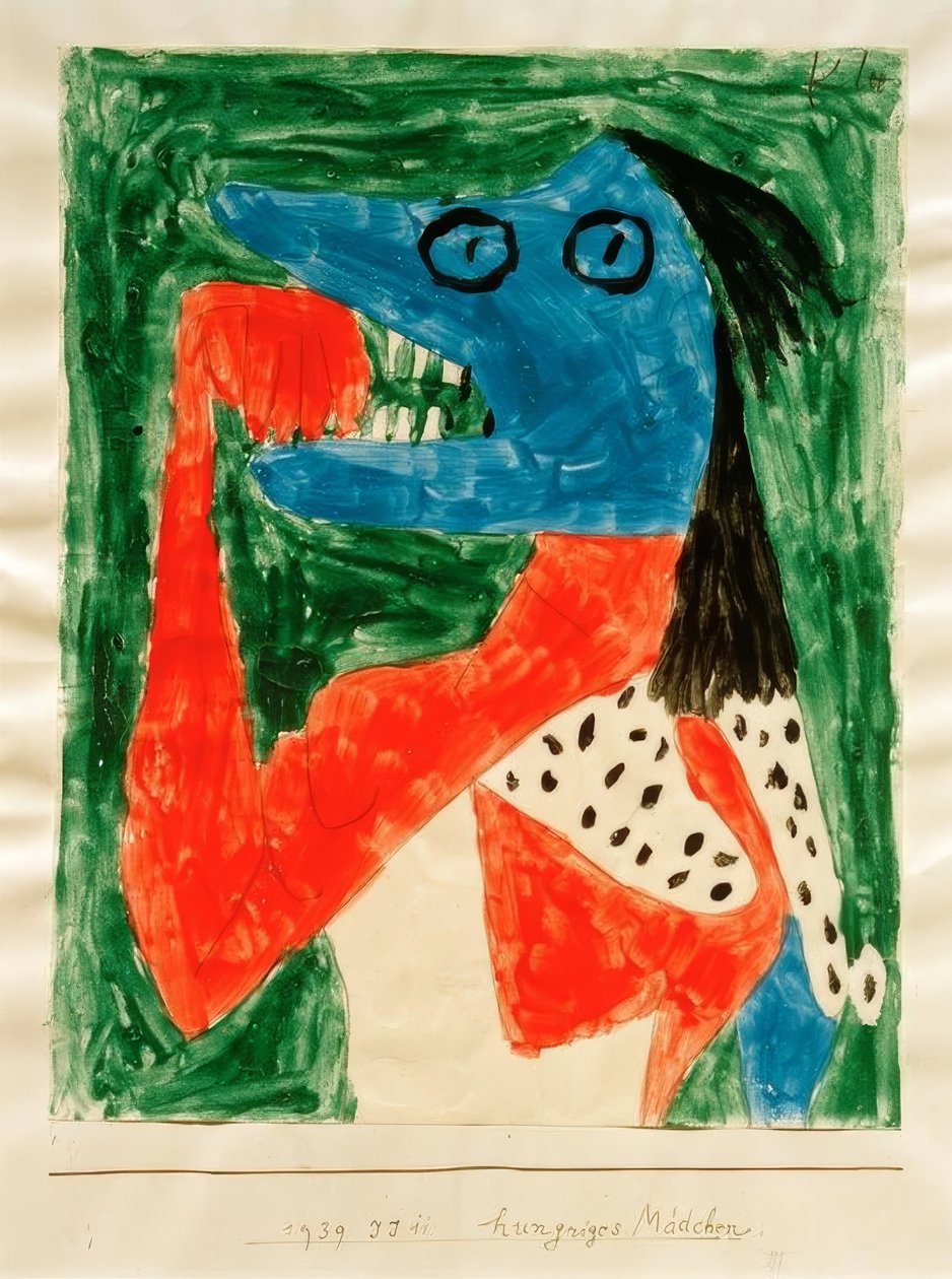 hungriges Mädchen tekijältä Paul Klee
