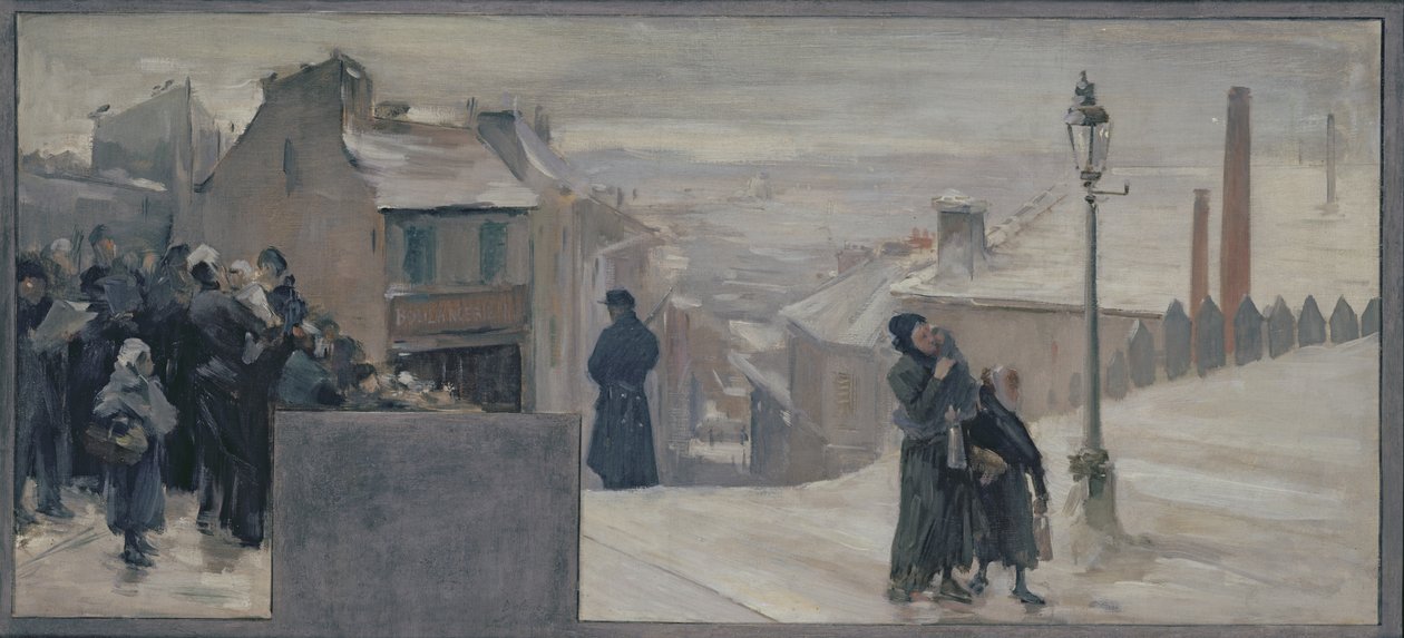 Nälänhätä vuosina 1870-71, 1889 tekijältä Paul Louis Delance