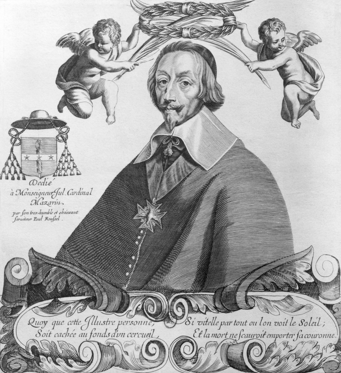 Kardinaali de Richelieun (1585-1642) muotokuva tekijältä Paul Marie Roussel