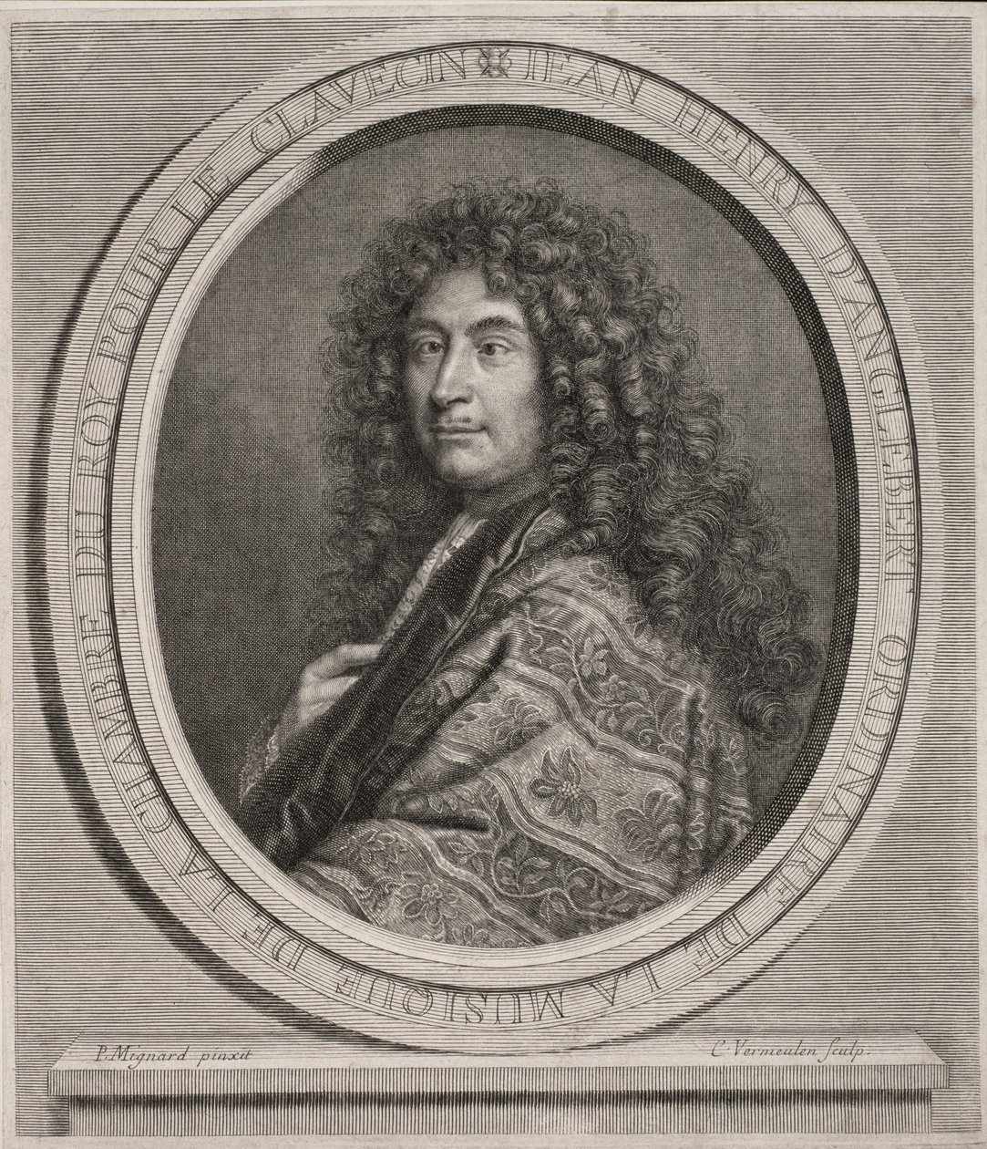 Jean-Henri DAnglebert 1635-91 kaiverrus Cornelius Vermeulen 1642-92 kaiverrus tekijältä Paul Mignard