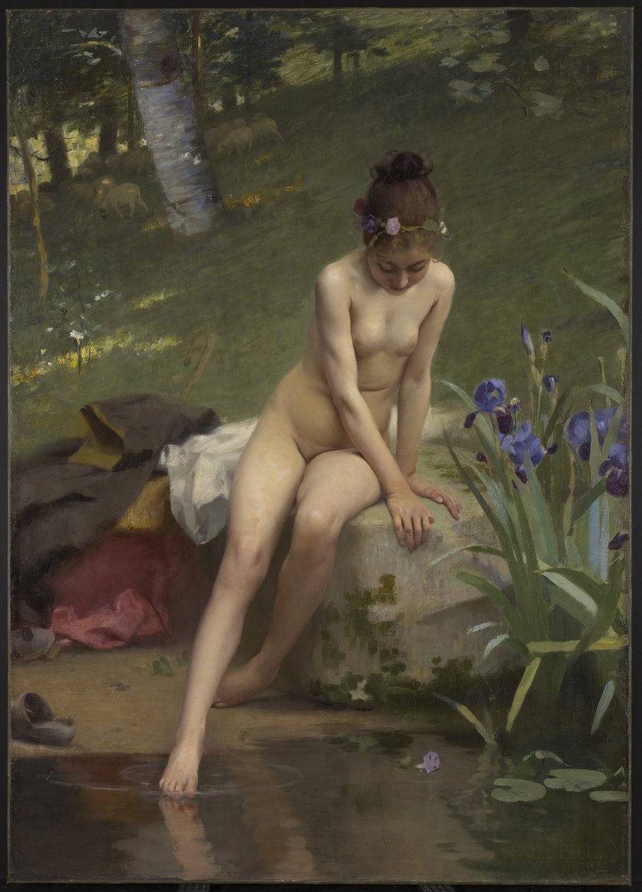 Pieni paimentar, 1892 tekijältä Paul Peel