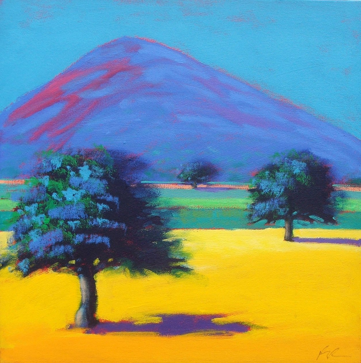 Castlemorton (akryyli kortilla) tekijältä Paul Powis